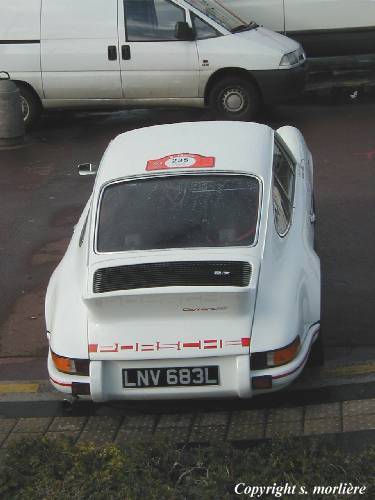 Porsche 911 Carrera RS 27 1973 Arri re Dessus